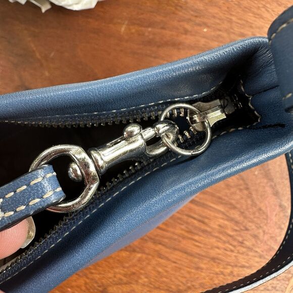 Coach Soho Mini Pochette Style No. 9234 – Blue Leather - Picture 10 of 11
